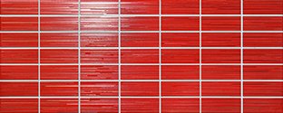 Red Silver Mosaico 20x50